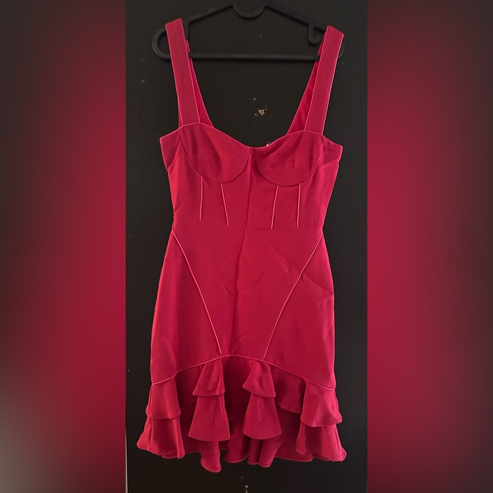 Jonathan Simkhai Seersucker mini dress